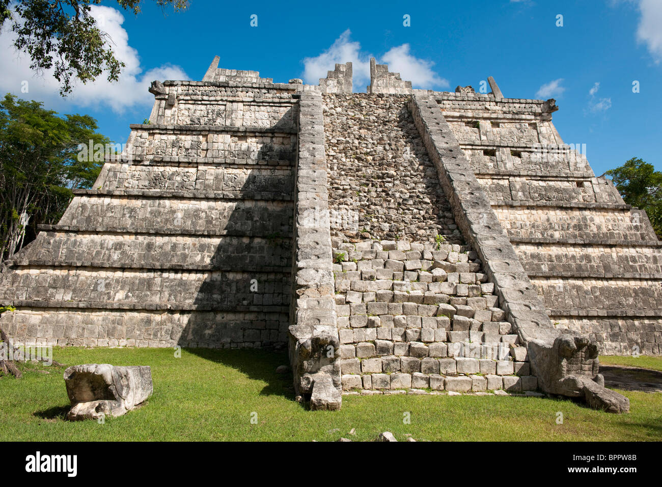 El-Entwicklung, Chichen Itza Ruinen, The Yucatan, Mexiko Stockfoto