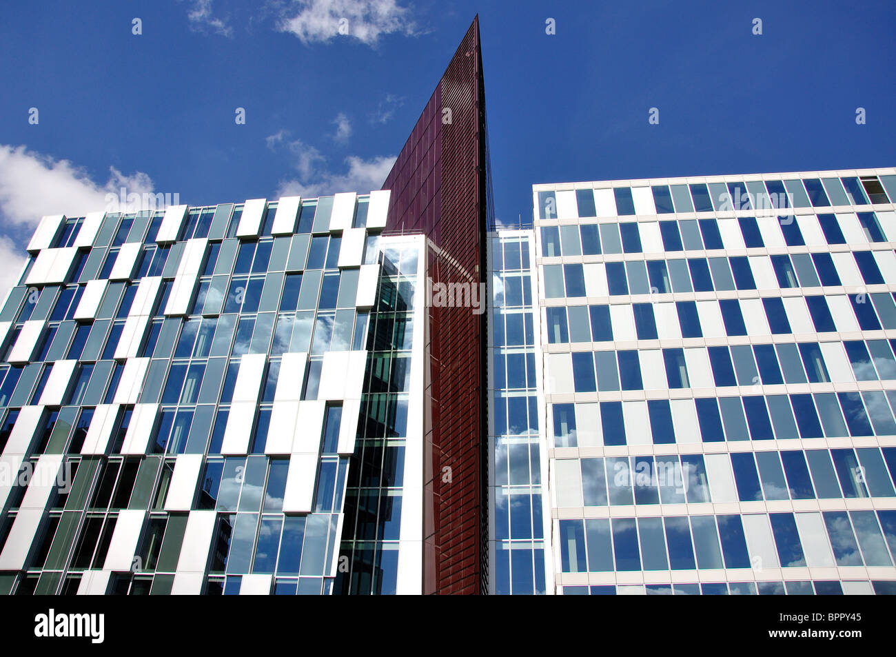 Fünf Merchant Square Building, Paddington Waterside, Paddington, City of Westminster, Greater London, England, Vereinigtes Königreich Stockfoto