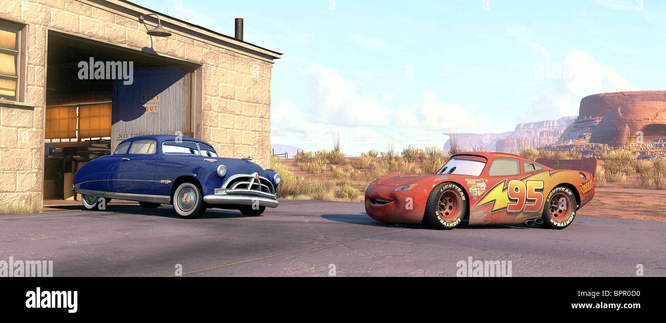 DOC HUDSON, LIGHTNING MCQUEEN, Autos, 2006 Stockfotografie Alamy