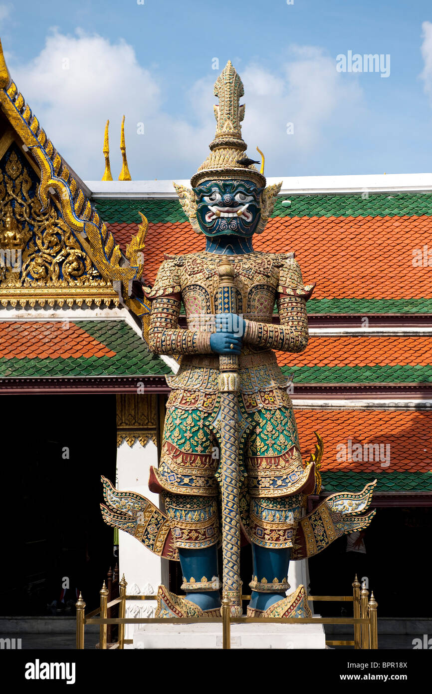 Yak, einem mythologischen Riesen, Grand Palast, Bangkok, Thailand Stockfoto