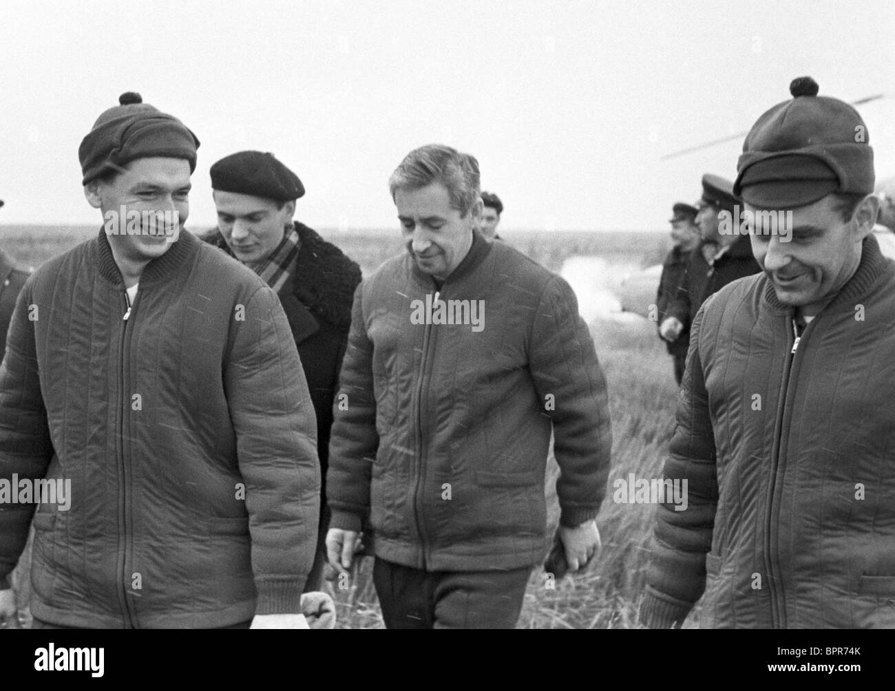 Boris Yegorov, Konstantin Feoktistov und Vladimir Komarov, 1964