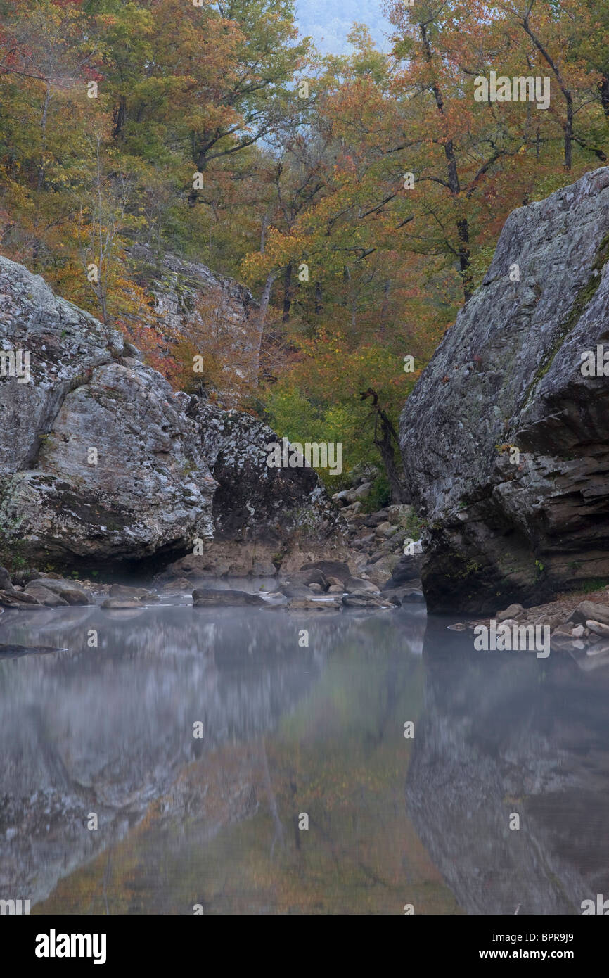 Hurricane Creek, Ozark Highlands Trail, Arkansas Stockfoto