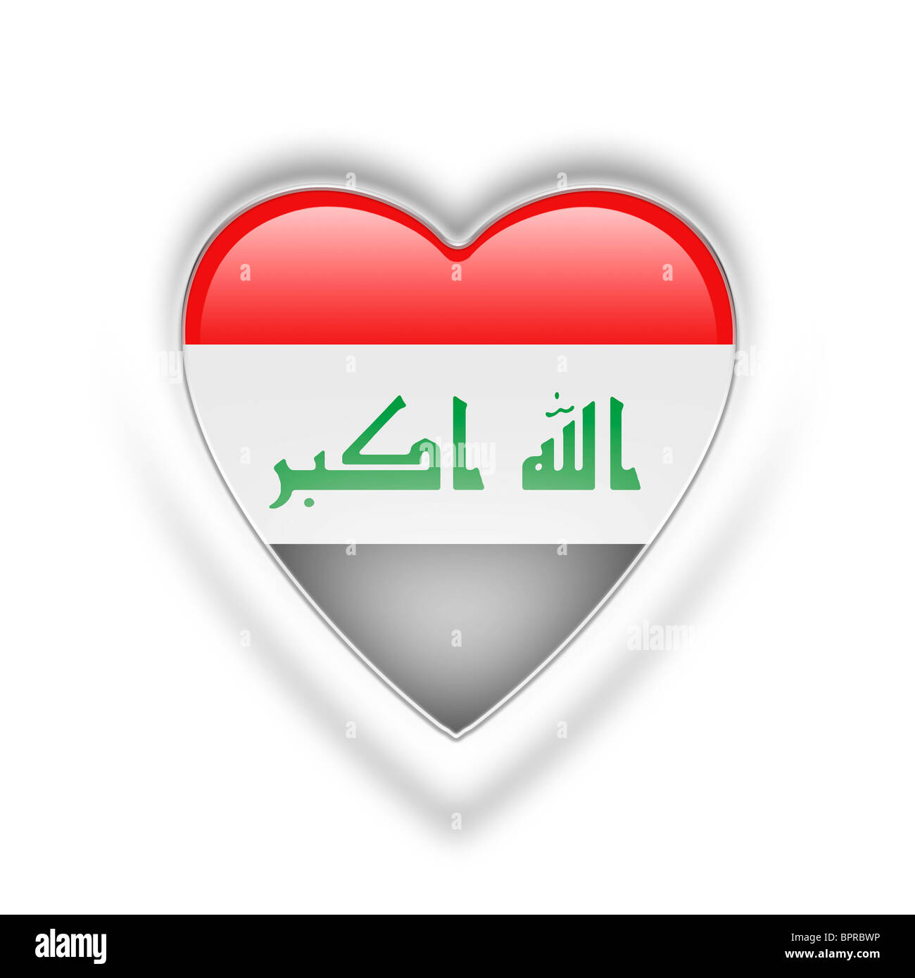 Irak-Flagge Stockfoto