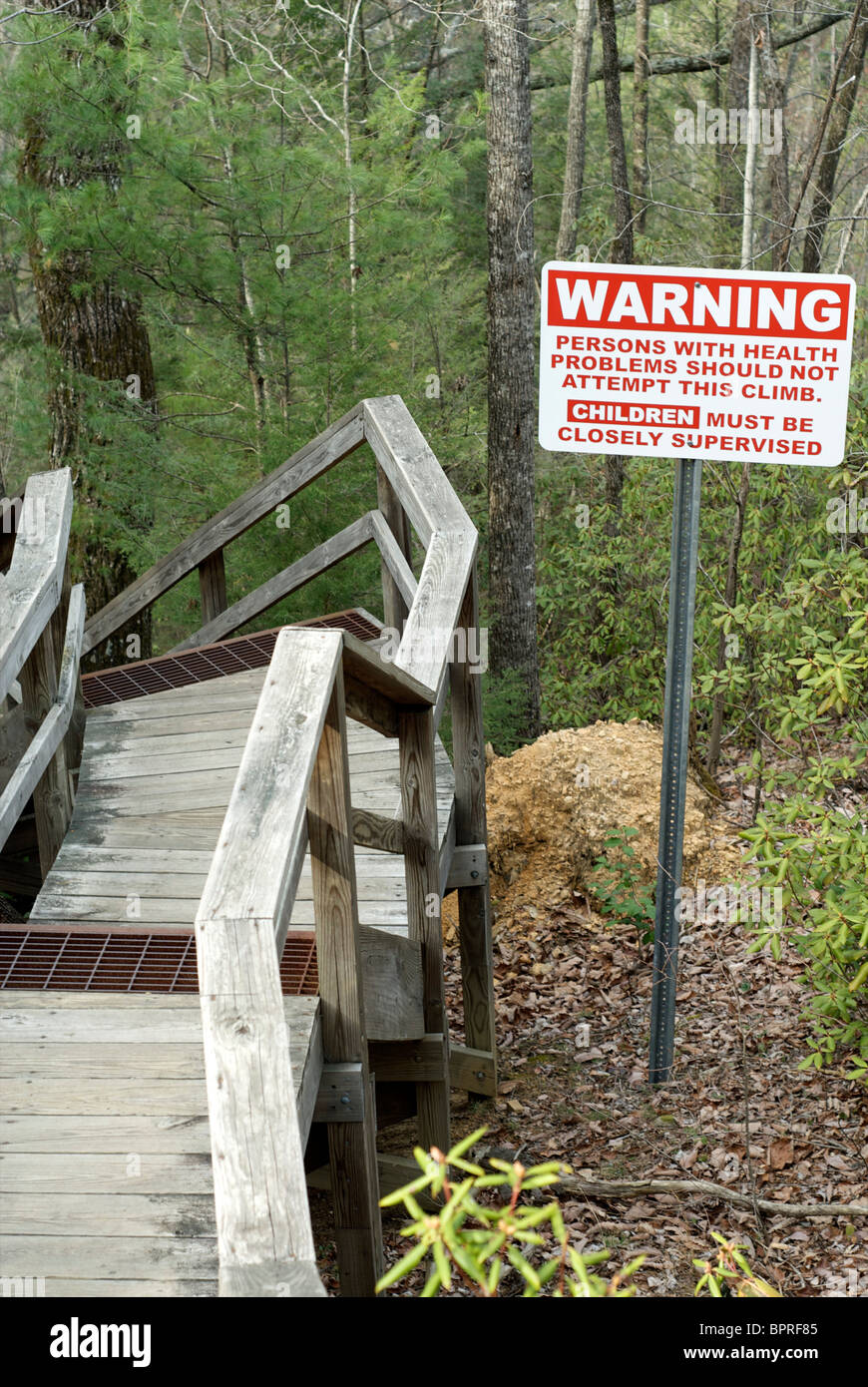 Tallulah Schlucht in North Georgia Stockfoto