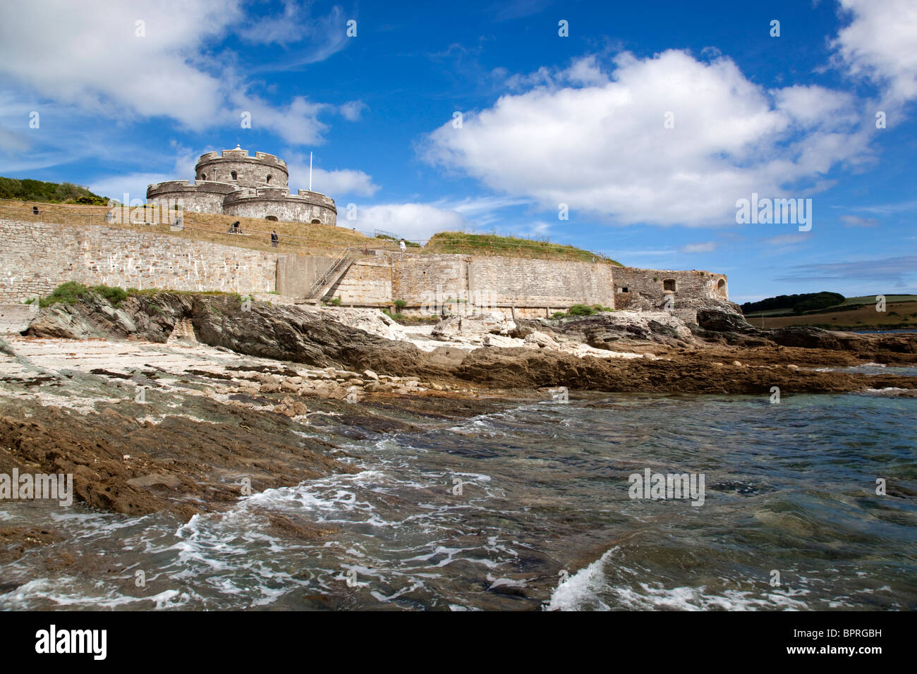 St. Mawes; Burg; Cornwall Stockfoto