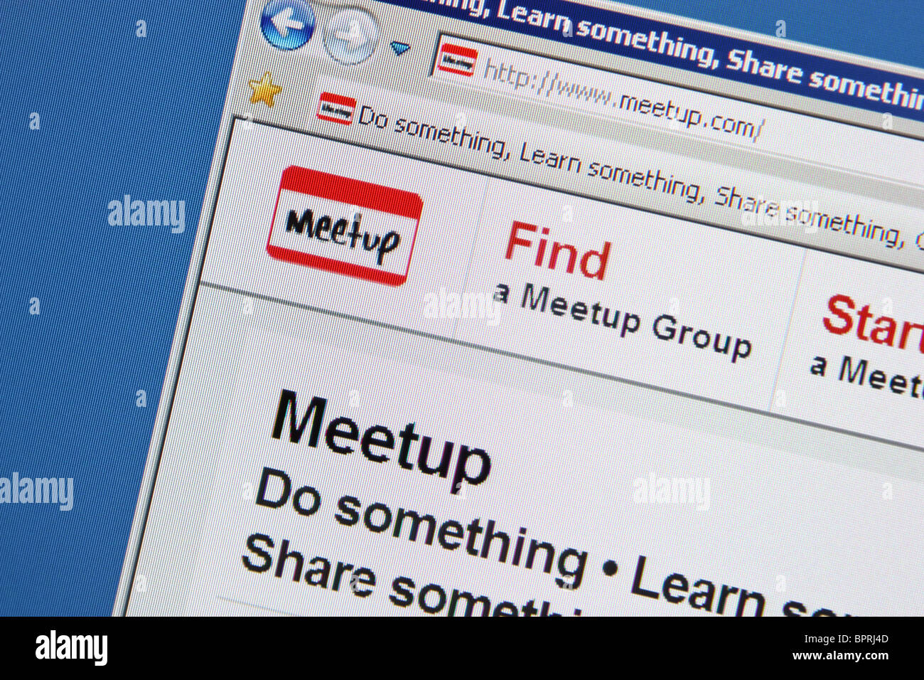 Meetup-meetup.com Stockfoto