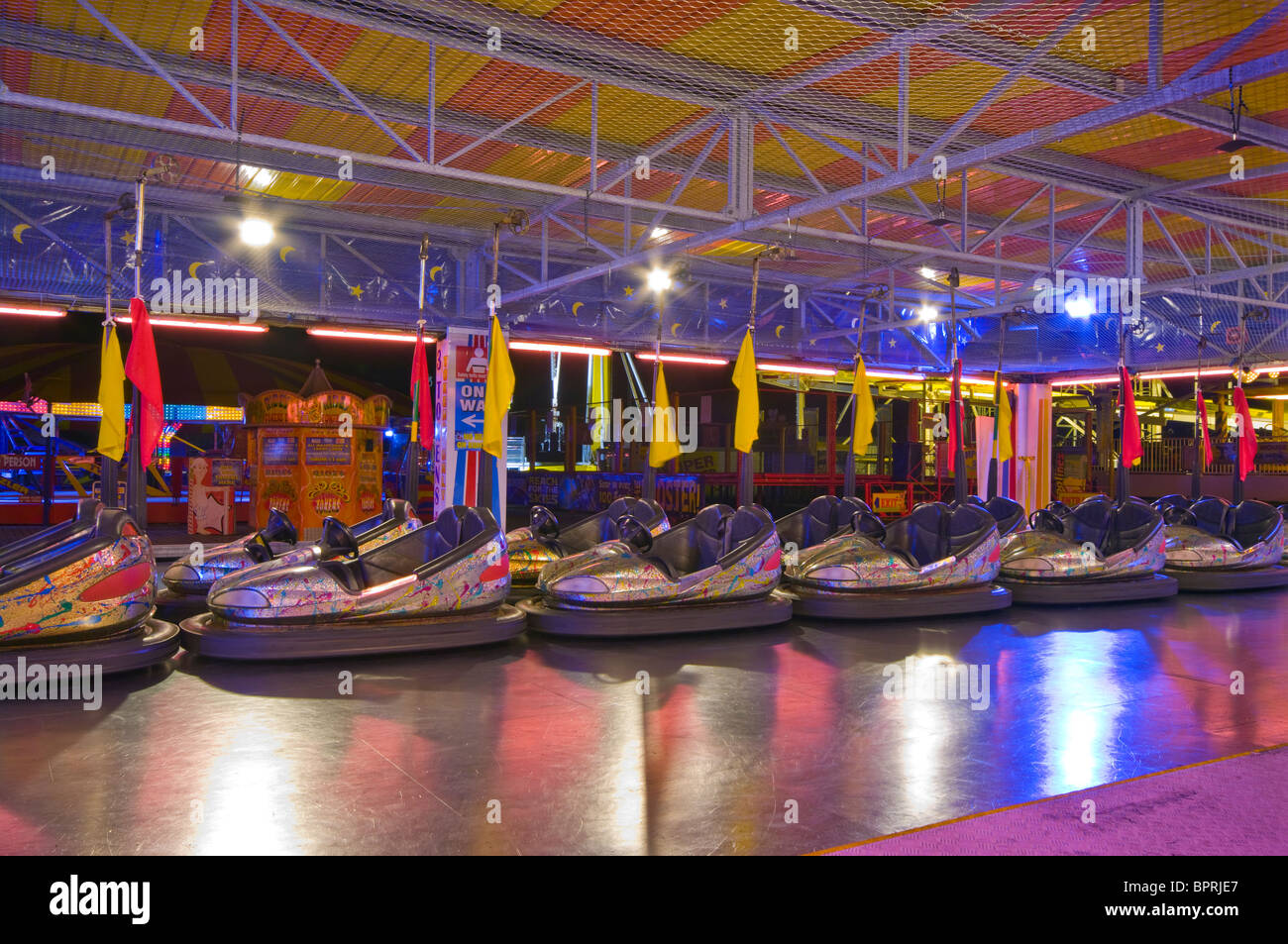 Autoscooter Stockfoto