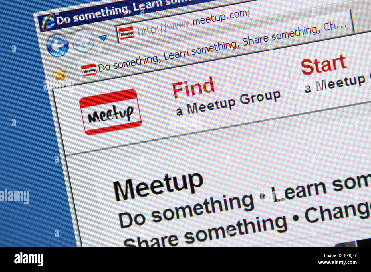 Meetup-meetup.com Stockfoto