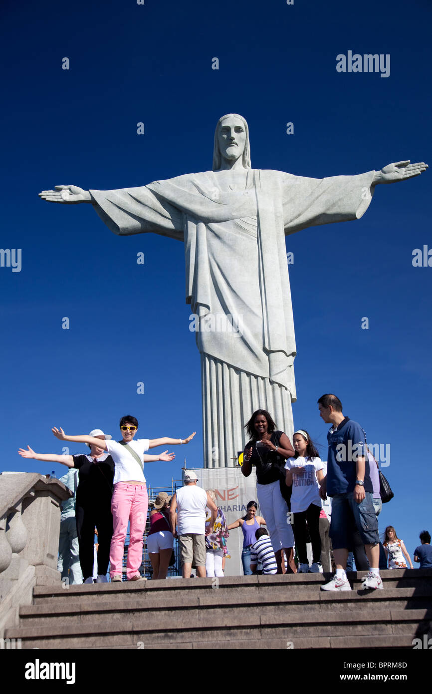 Rio De Janeiro, Brasilien 130 Fuß hoch, ArtdecoCristo Redentor Statue