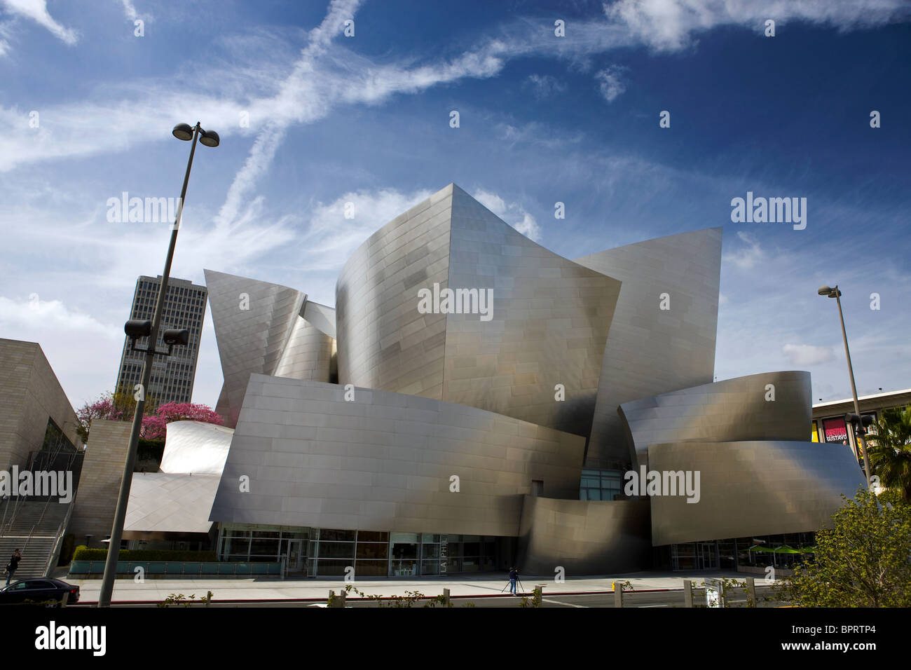 Walt Disney Concert Hall, 111 South Grand Avenue in Downtown Los Angeles, California, Vereinigte Staaten von Amerika Stockfoto