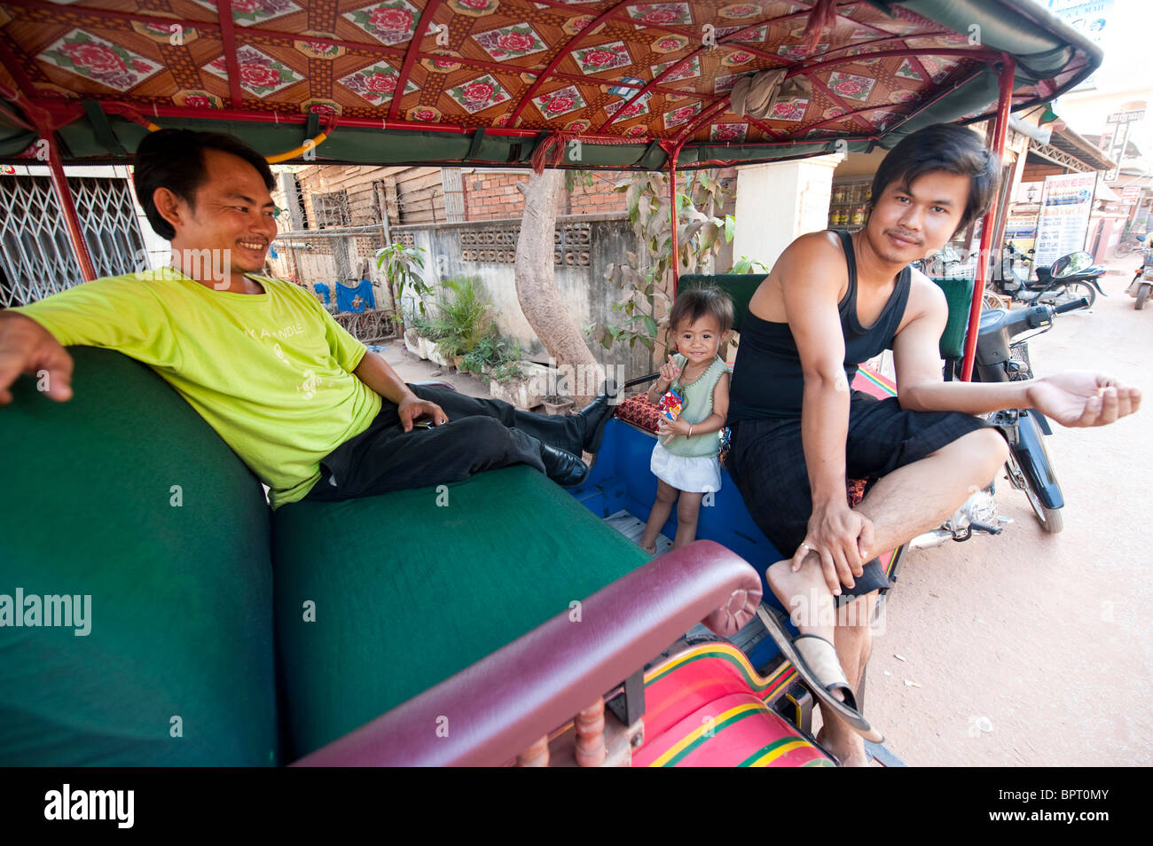 Tuk-Tuk, Siem Reap, Kambodscha Stockfoto