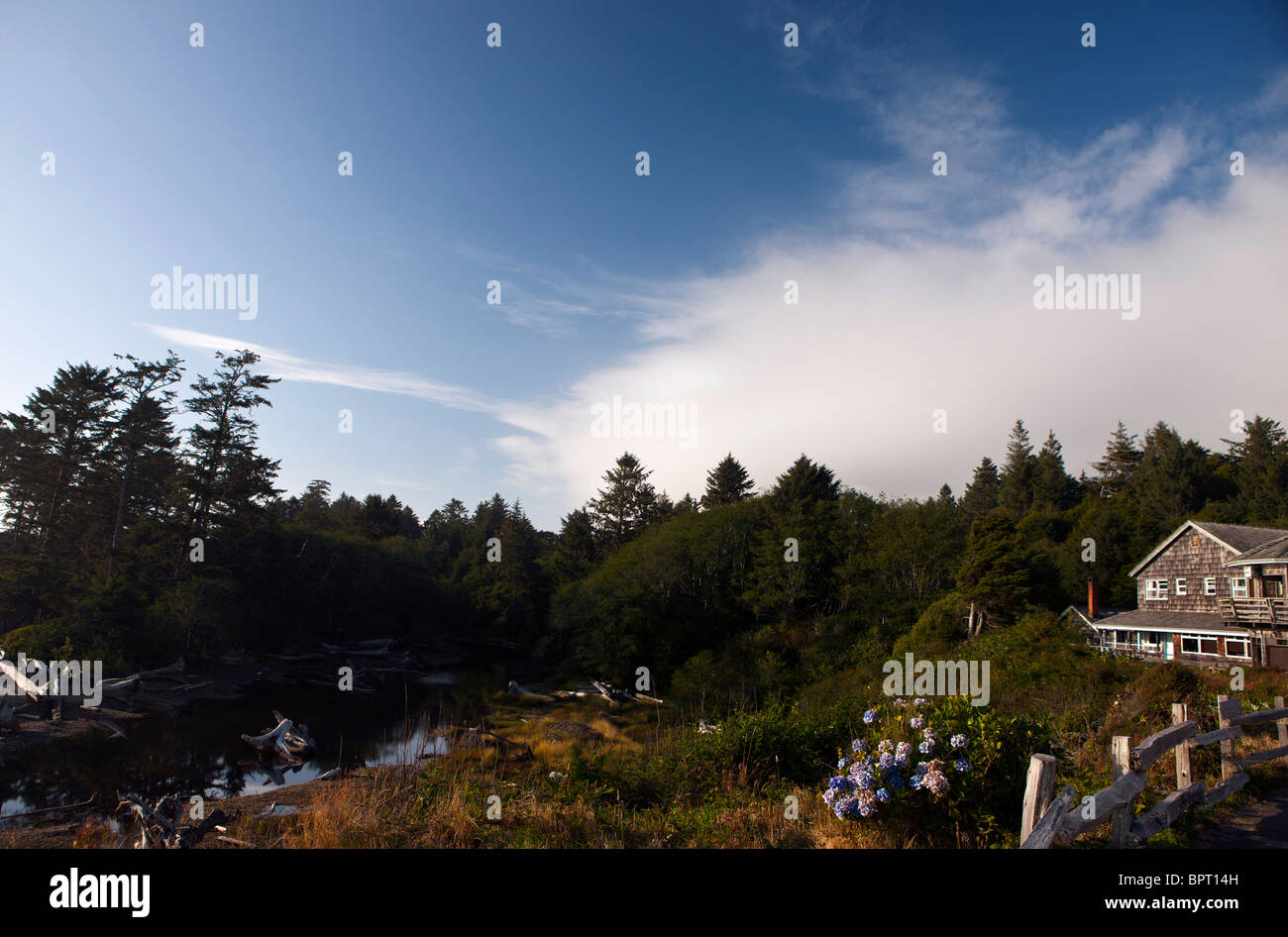 Kalaloch Lodge, Olympic Nationalpark, Washington, Vereinigte Staaten von Amerika Stockfoto