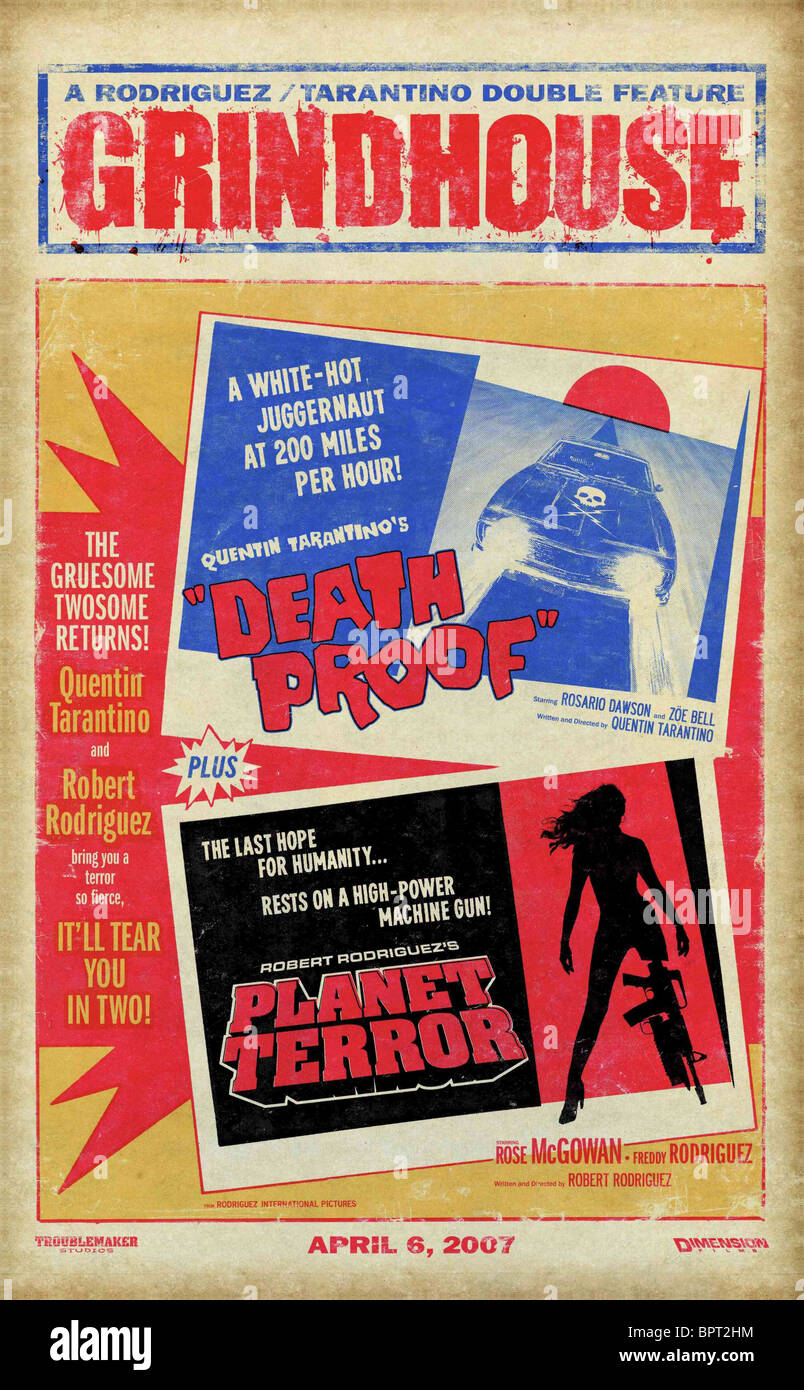 Planet Terror Film Poster Film Titel Grindhouse Stockfotos Und Bilder Kaufen Alamy