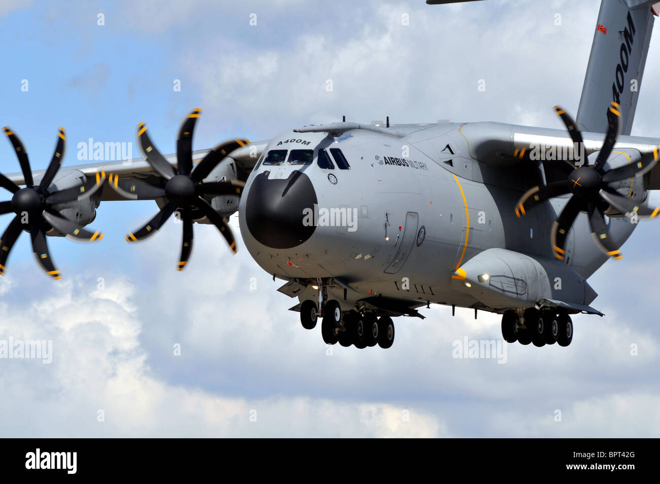 Airbus A400M Militärtransporter Stockfoto
