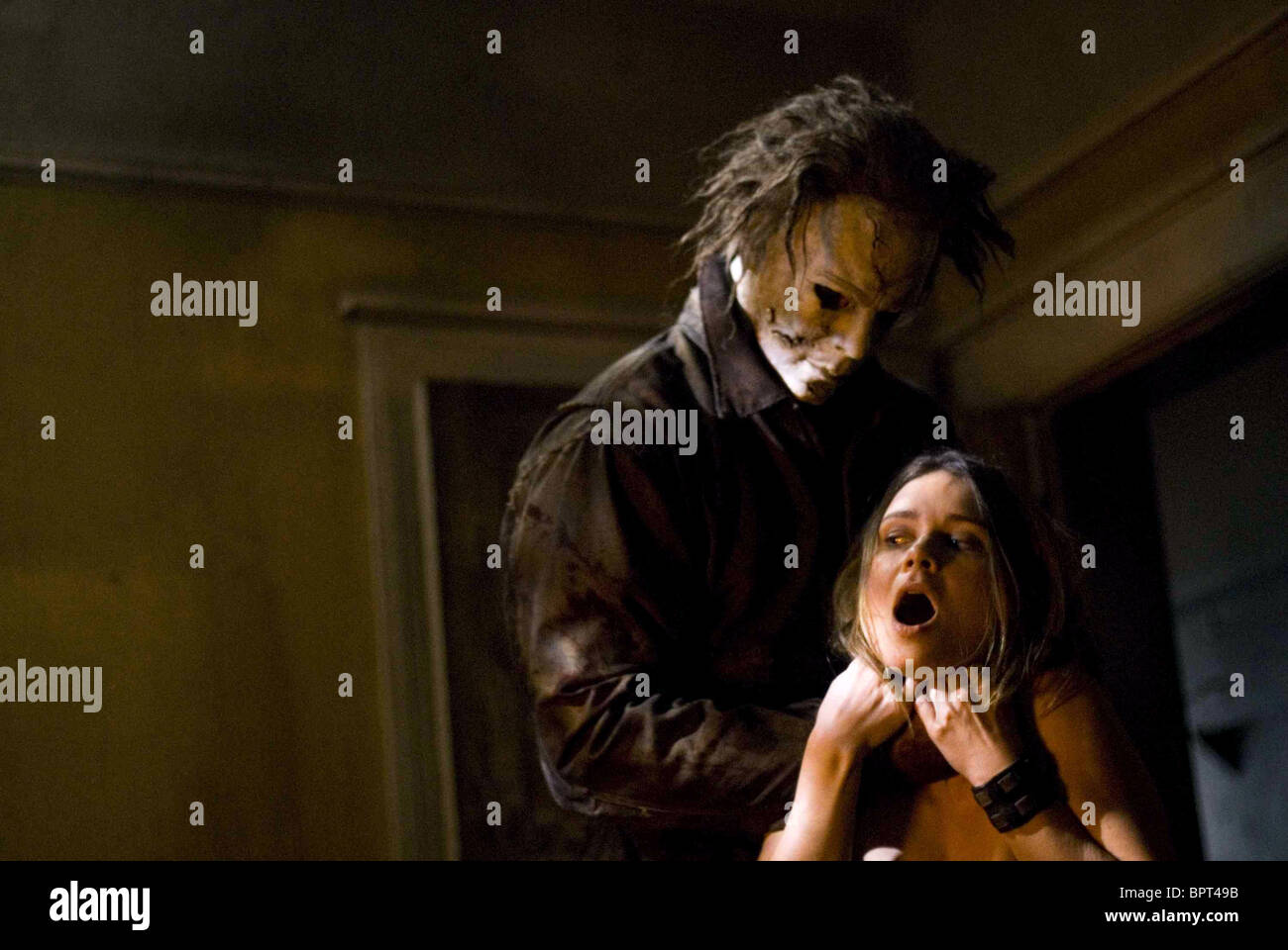 Tyler Mane Kristina Klebe Halloween 2007 Stockfotografie Alamy