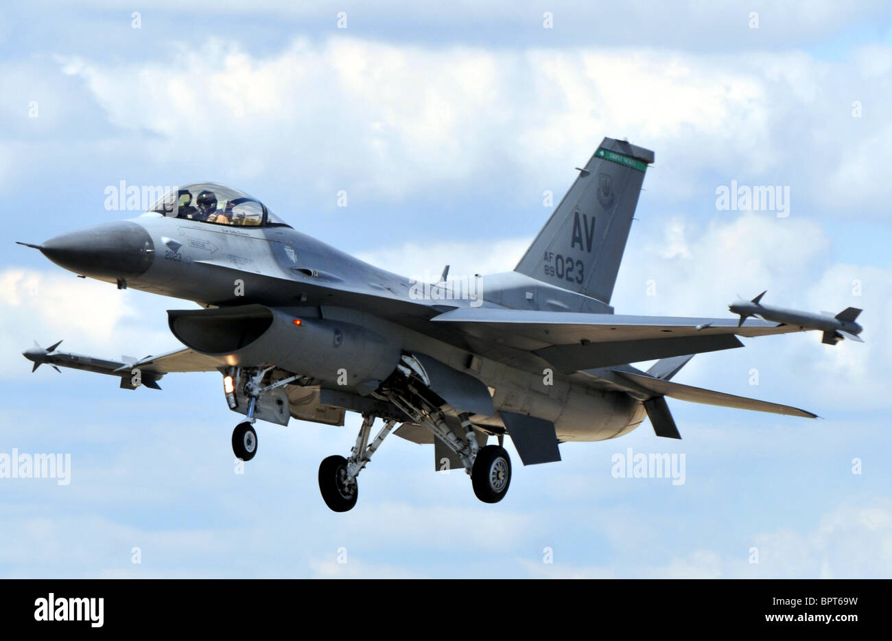 Lockheed F - 16C Falcon Jet Fighter, F16, f-16 Stockfoto