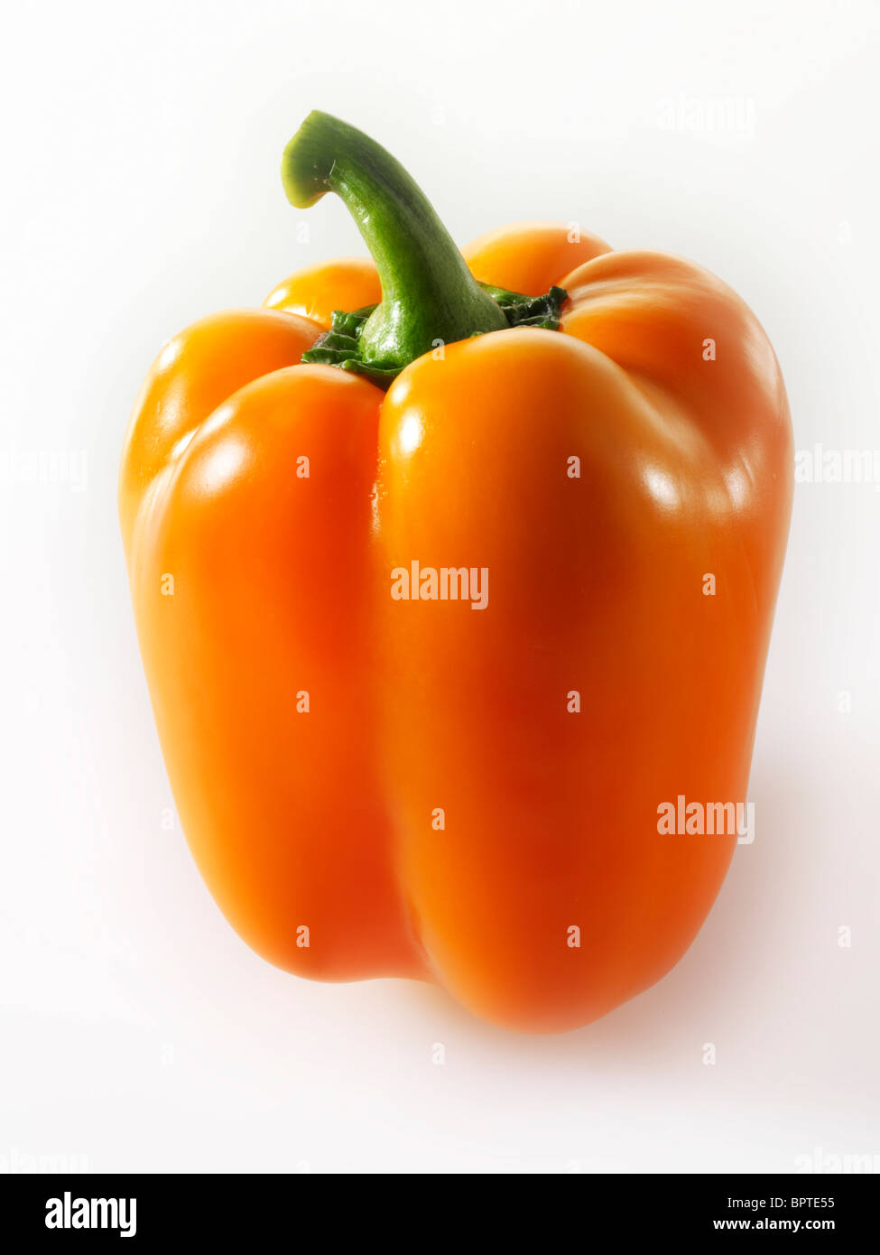 Orange Bell peppers, Fotos, Bilder & Bilder Stockfoto