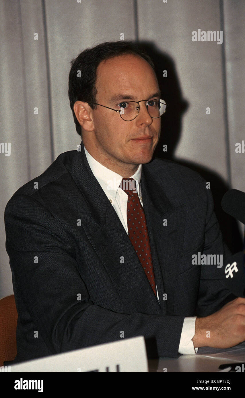 Seiner königlichen Hoheit Prinz ALBERT Fürst von MONACO 1. Mai 2000 Stockfoto