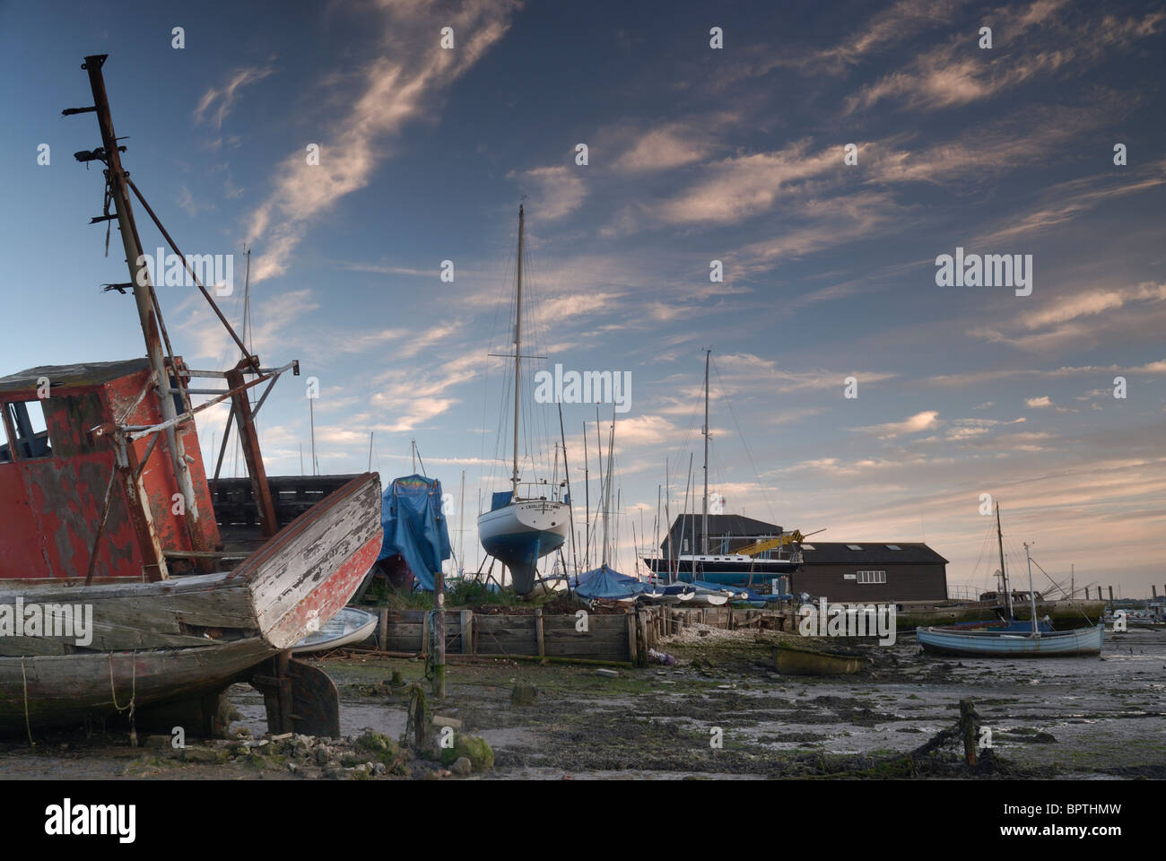 East Mersea, Mersea Island, Essex, UK Stockfoto