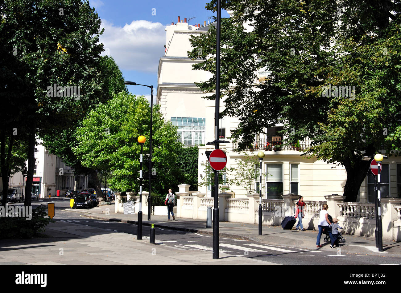Warrington Crescent, Maida Vale, City of Westminster, Greater London, England, Vereinigtes Königreich Stockfoto