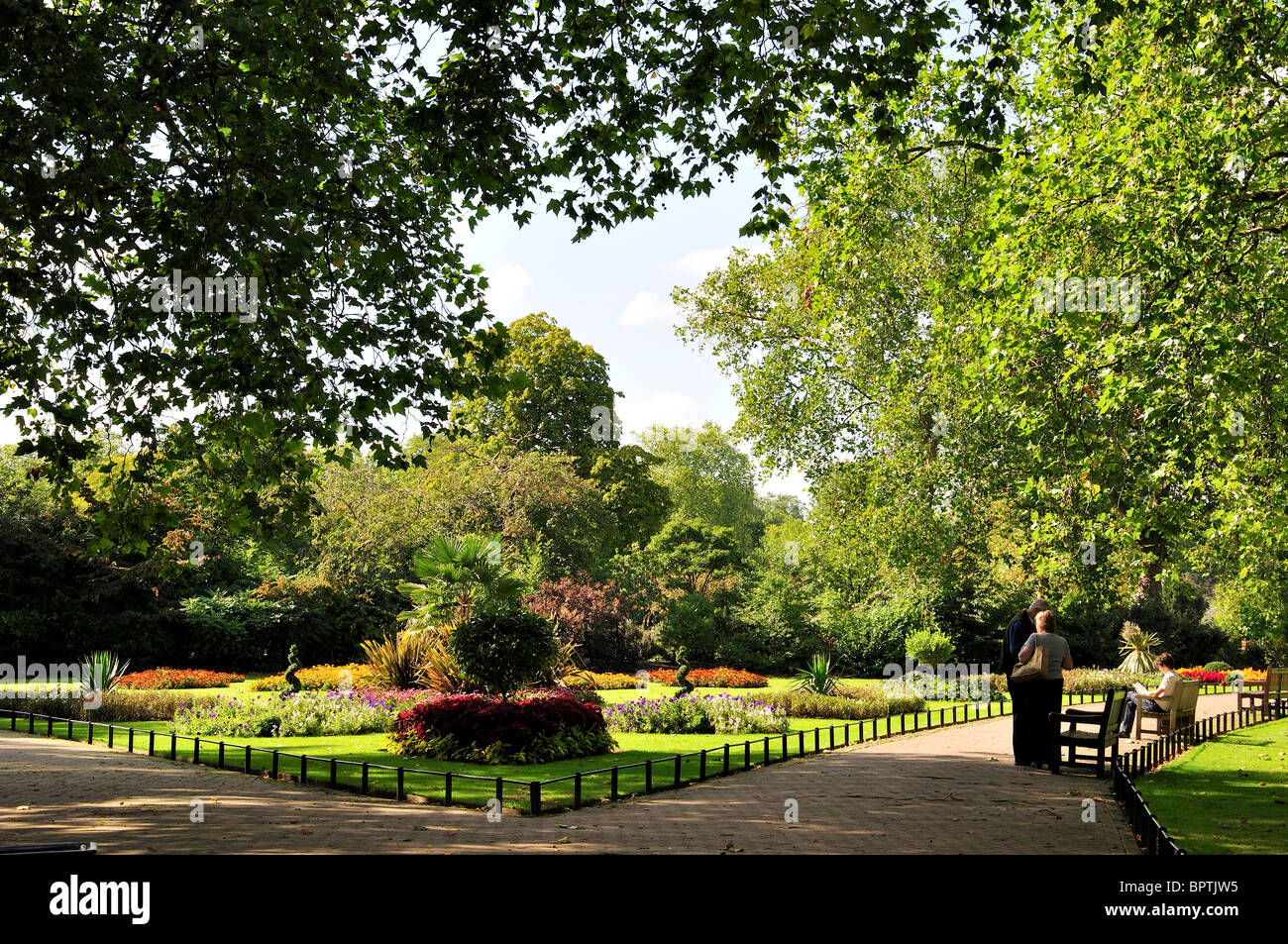 Queens Park, London Borough of Brent, Greater London, England, Vereinigtes Königreich Stockfoto