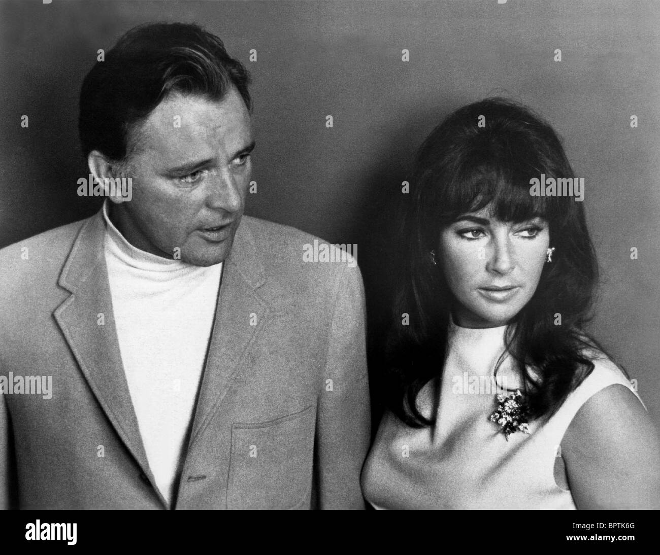 Richard Burton Elizabeth Taylor Heiratete Schauspieler Schauspielerin 1966 Stockfotografie Alamy