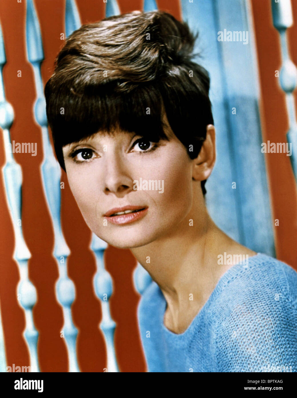AUDREY HEPBURN SCHAUSPIELERIN (1963) Stockfoto