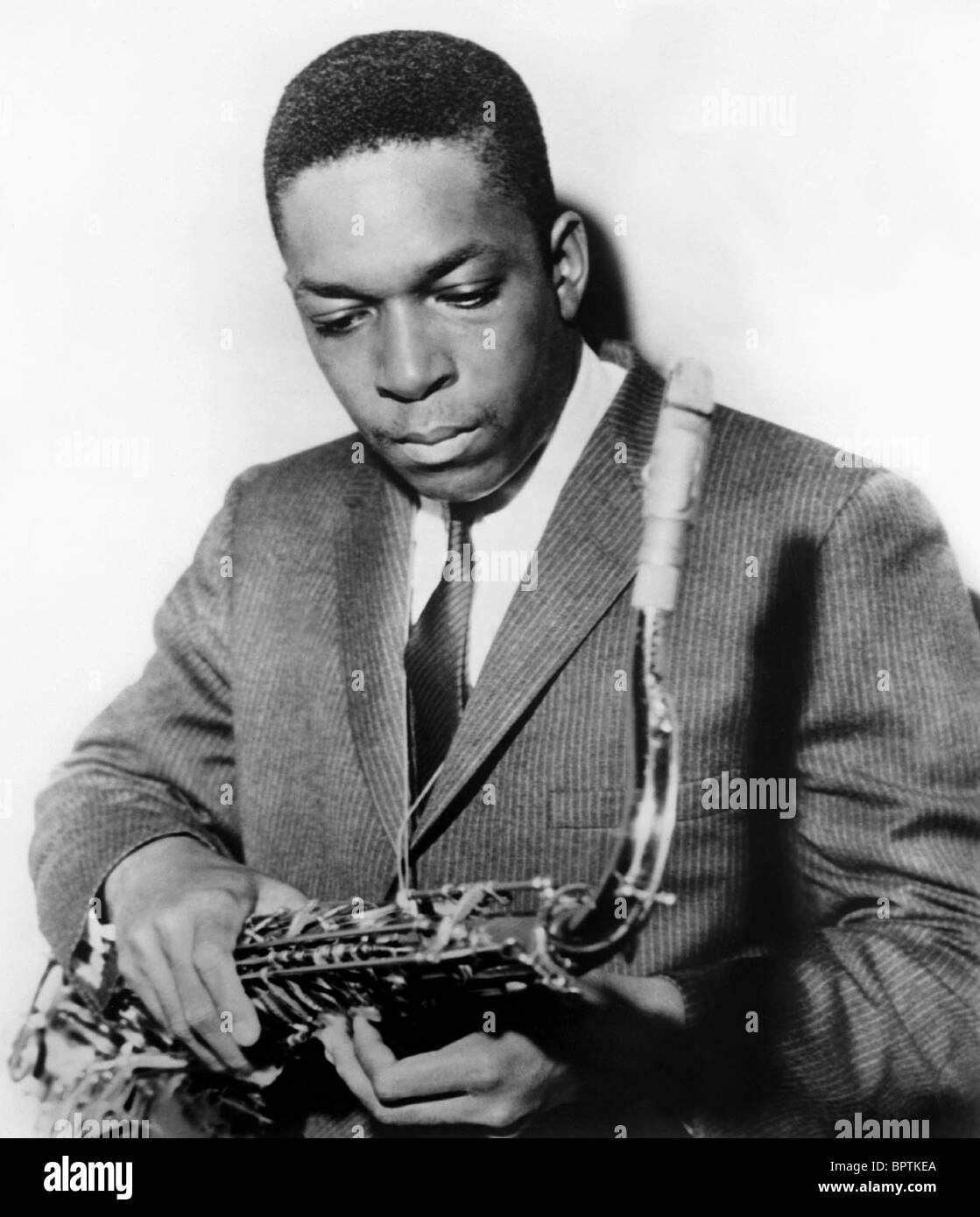 JOHN COLTRANE JAZZ-MUSIKER SAXOPHONIST (1965) Stockfoto