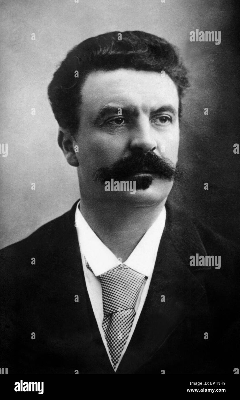 GUY DE MAUPASSANT SCHRIFTSTELLER AUTOR (1890) Stockfoto