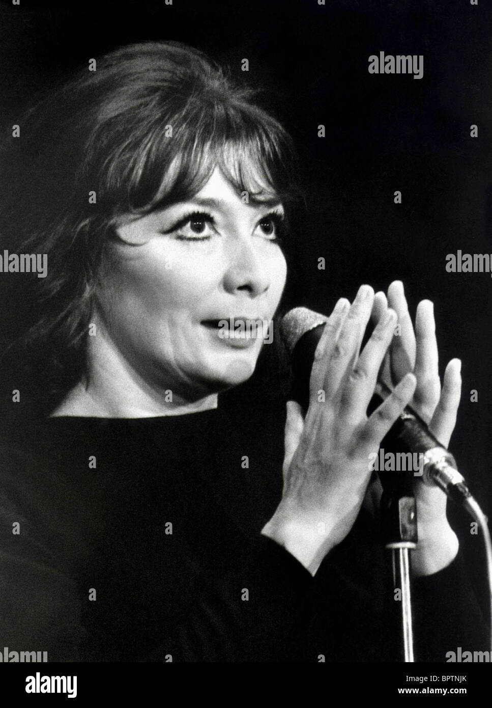 JULIETTE GRECO SCHAUSPIELERIN (1969) Stockfoto