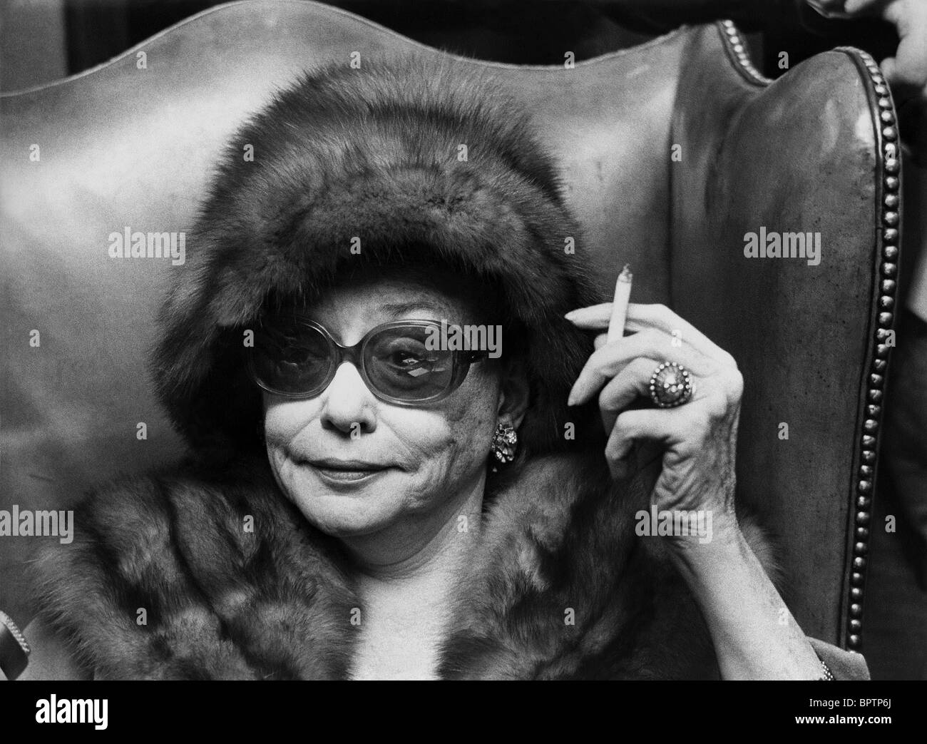 Zarah Leander Sanger 1972 Stockfotografie Alamy