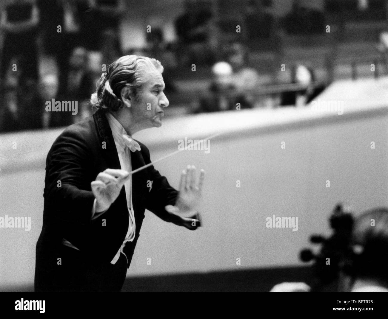 SERGIU CELIBIDACHE KOMPONIST (1969) Stockfoto