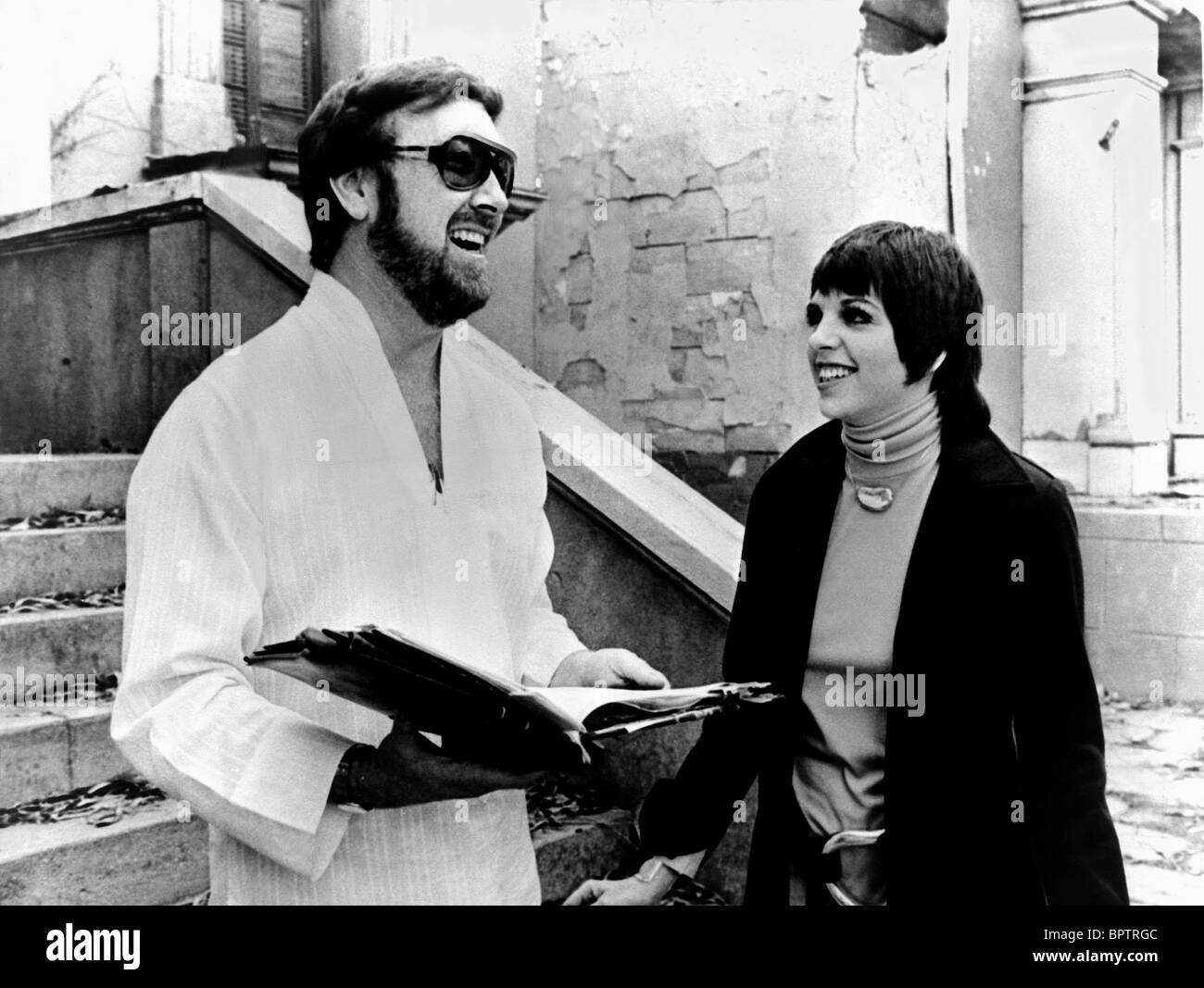 JACK HALEY JR. & LIZA MINNELLI DIREKTOR & SCHAUSPIELERIN (1975) Stockfoto