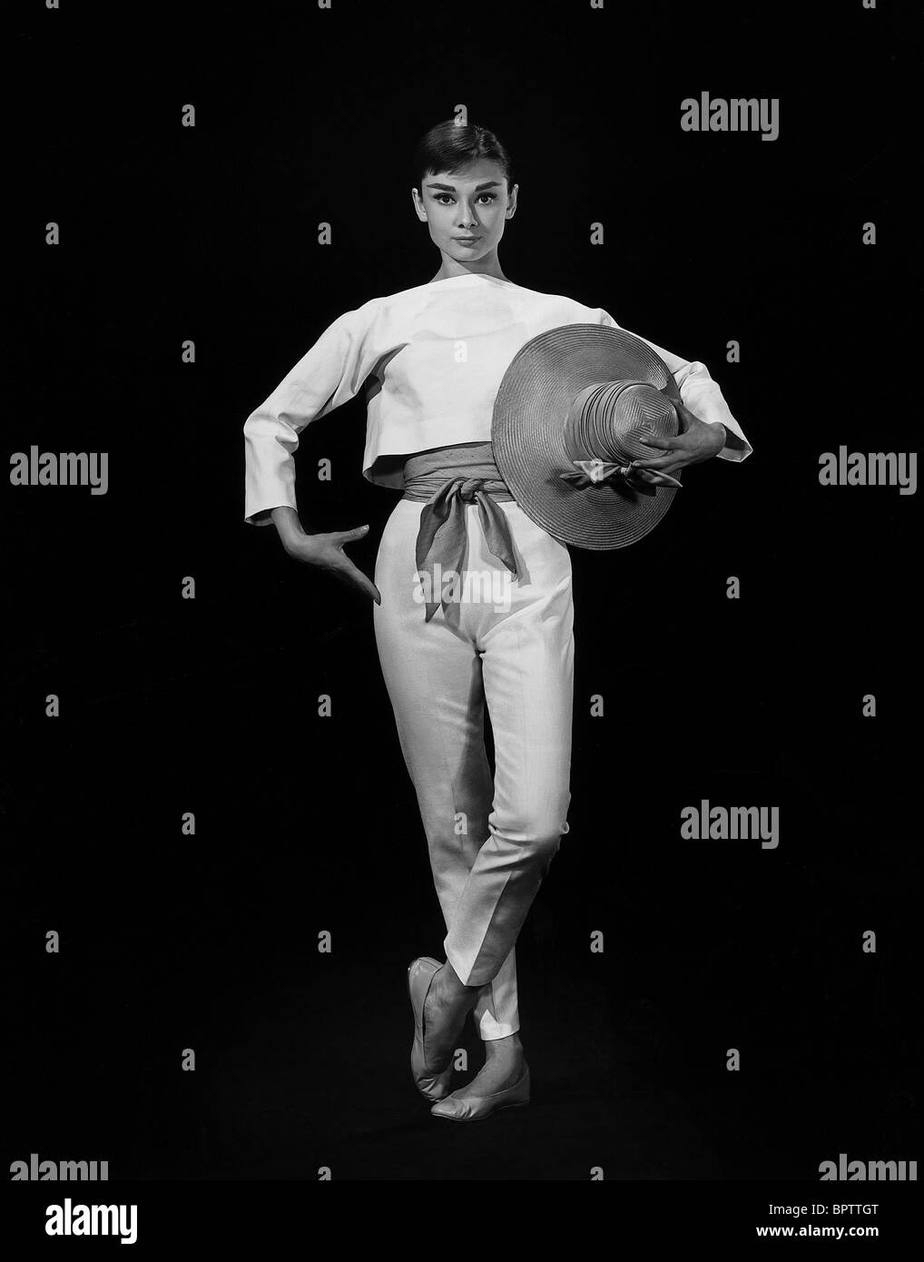 AUDREY HEPBURN SCHAUSPIELERIN (1956) Stockfoto