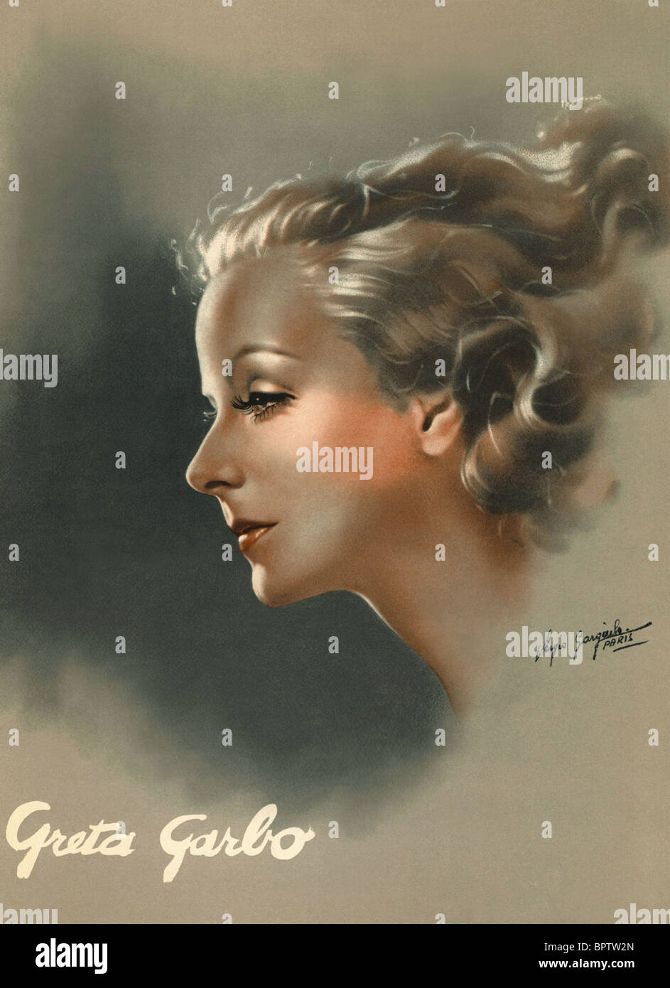 GRETA GARBO SCHAUSPIELERIN (1934) Stockfoto