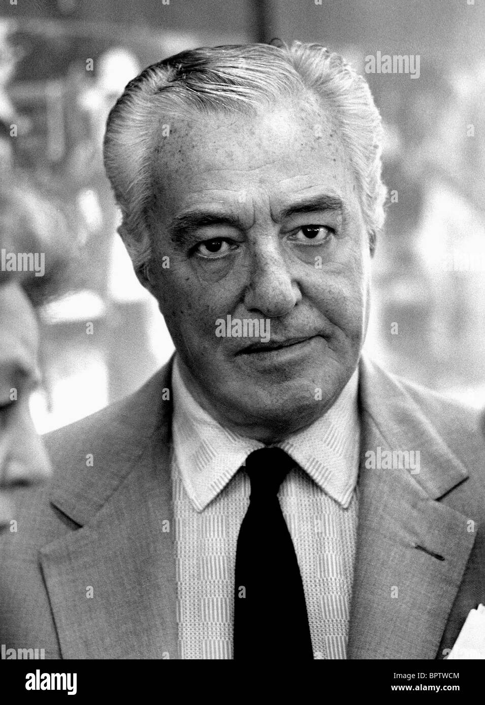 VITTORIO DE SICA FILMREGISSEUR UND SCHAUSPIELER (1971 Stockfotografie