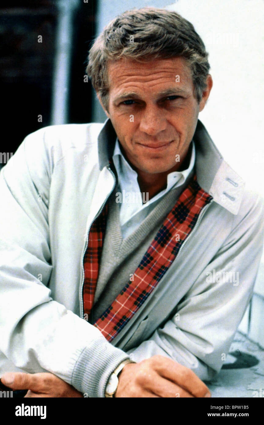 SCHAUSPIELER STEVE MCQUEEN (1974) Stockfoto