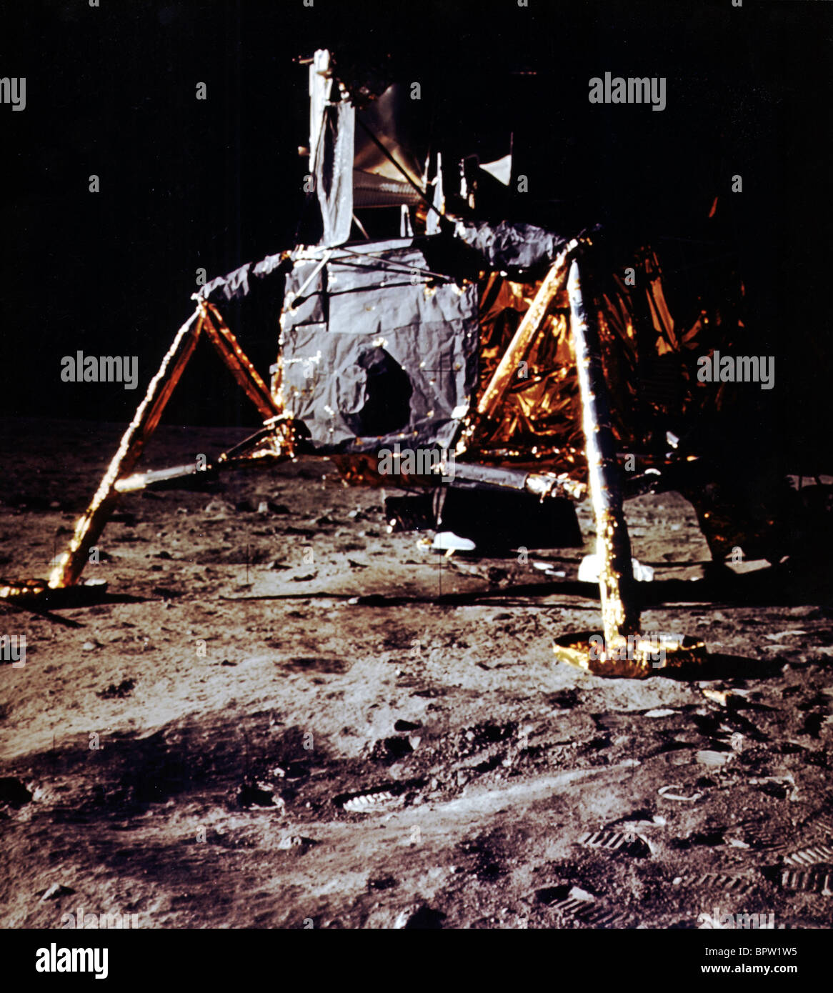 ADLER MONDFÄHRE AUF MOND APOLLO 11 (1969) Stockfoto