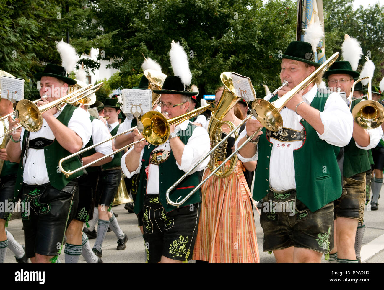 Traditionelle Bayerische Volksmusik Stockfotos und -bilder Kaufen - Alamy