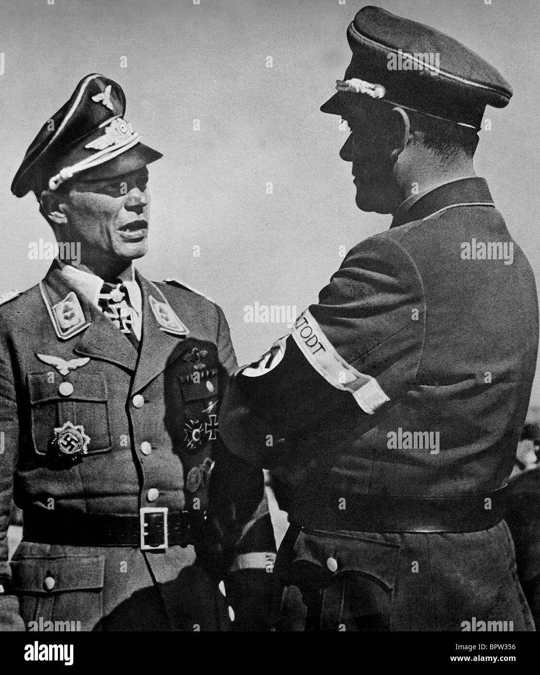 ALBERT SPEER NAZI FELDMARSCHALL 1. Mai 1943 Stockfoto