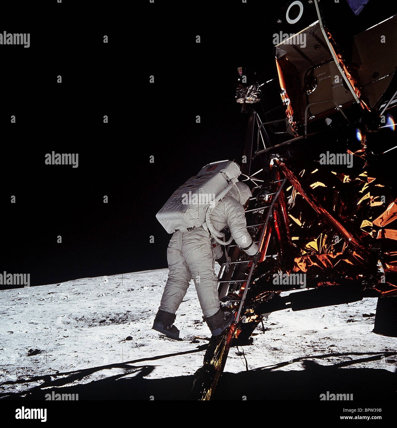 BUZZ ALDRIN APOLLO 11 MONDLANDUNG 20. JULI 1969, FOTO NASA Stockfoto