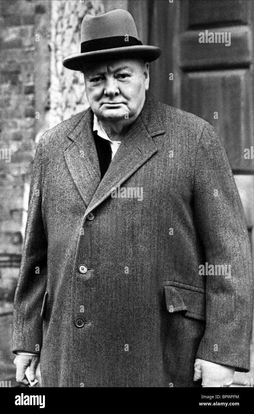 WINSTON CHURCHILL Premierminister von ENGLAND 1. Juni 1950 Stockfoto