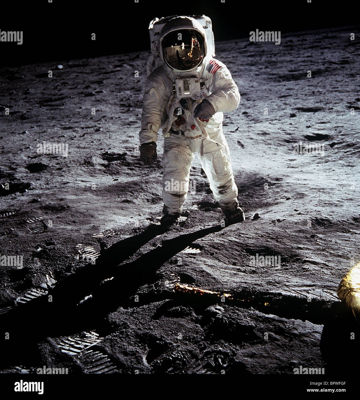 BUZZ ALDRIN APOLLO 11 MONDLANDUNG 20. JULI 1969, FOTO NASA Stockfoto