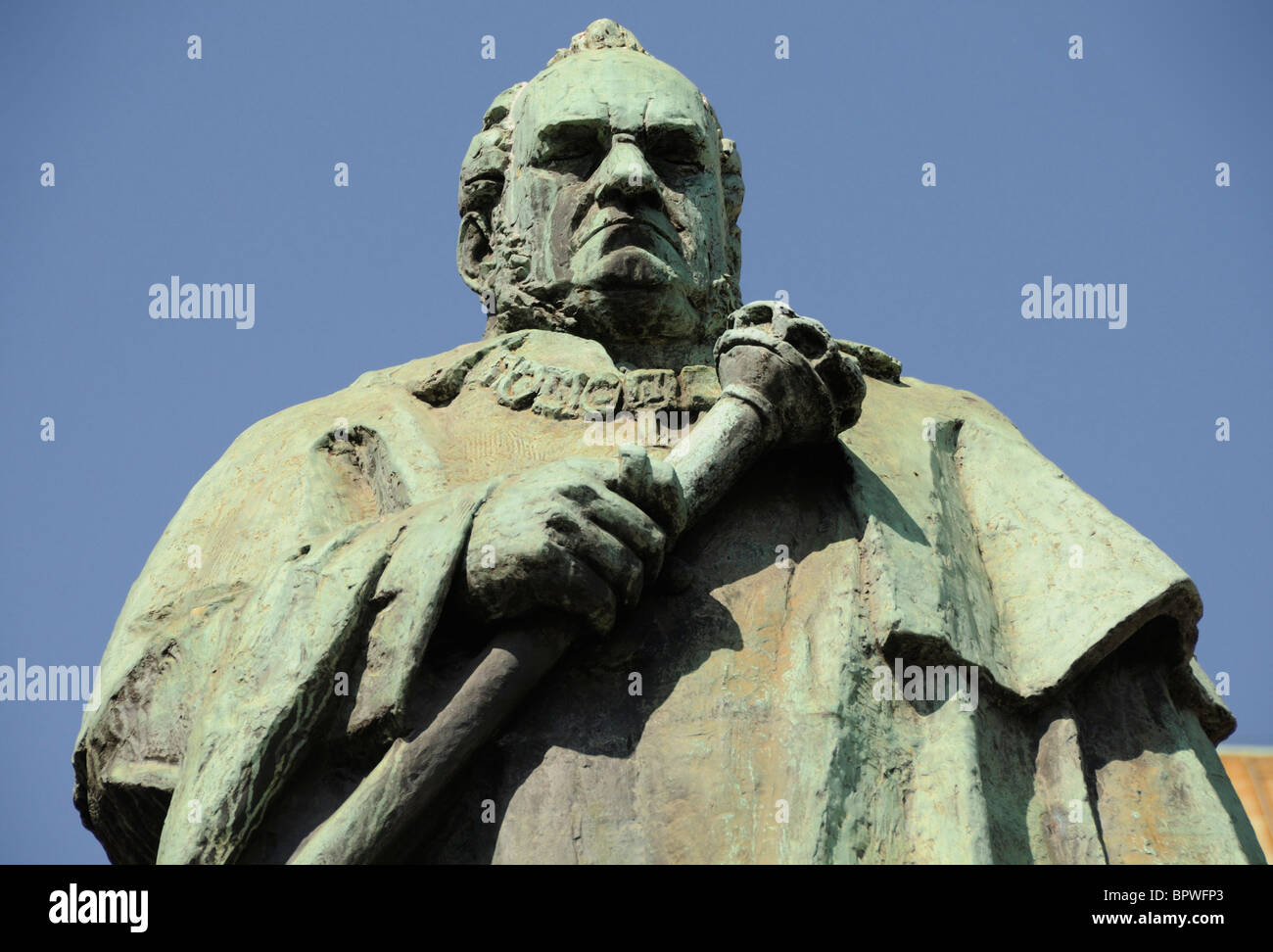 Statue von Josef Dietl in Grodska St einmal Bürgermeister von Krakau Stockfoto