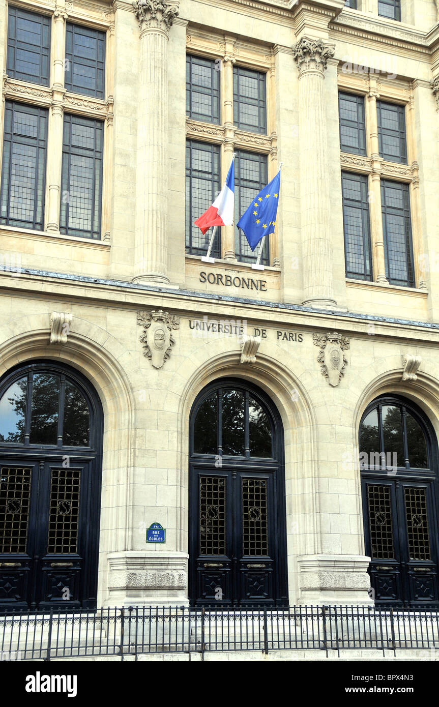 Universität Sorbonne, Paris, Frankreich Stockfotografie Alamy