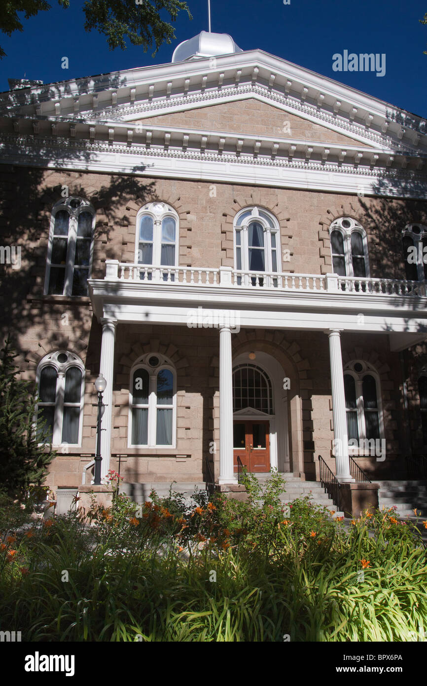 Vor der Nevada State Capitol Gebäude oder Statehouse in Carson City, Nevada, USA Stockfoto