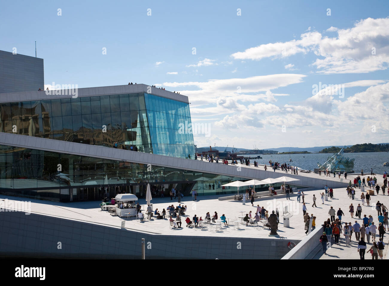 Oslo Opernhaus, Gewinner des 2009 Miles van der Roche-Preis, Oslo, Norwegen. Foto: Jeff Gilbert Stockfoto