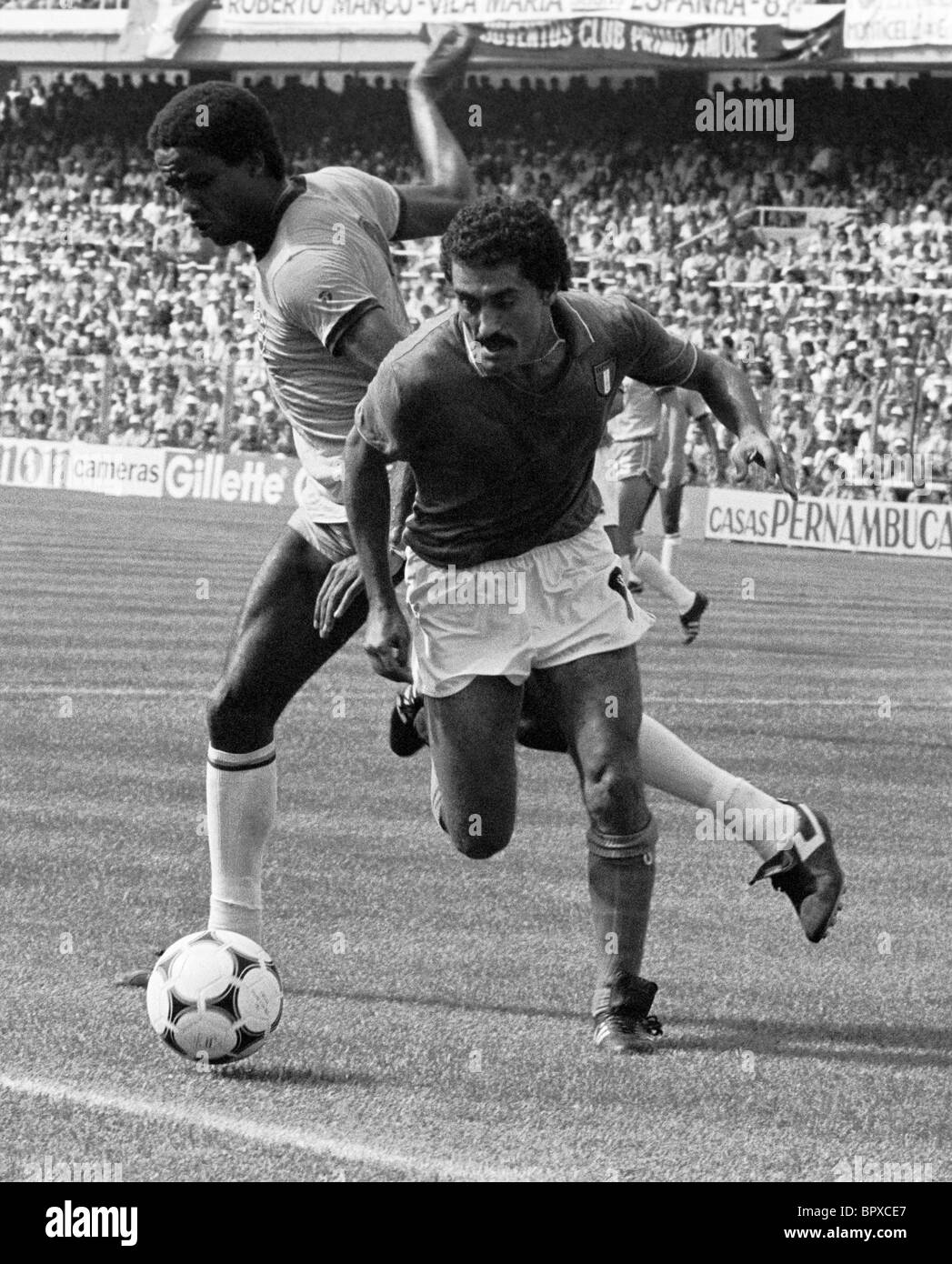 FußballWeltmeisterschaft 1982 Stockfotografie Alamy