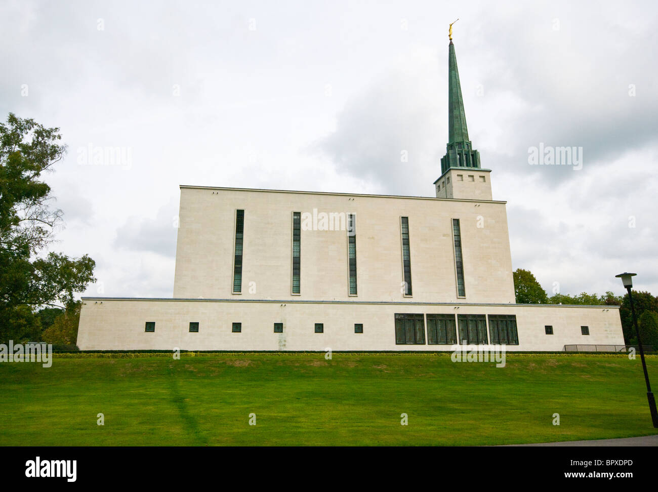 Der Heiligen der letzten Tage London Tempel Mormonenkirche Newchapel Surrey England Stockfoto