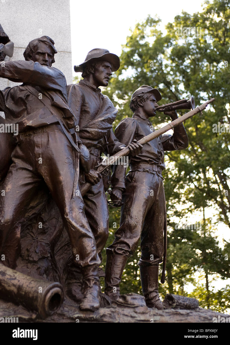 American Civil War Memorial Statue - Gettysburg, Pennsylvania, USA Stockfoto